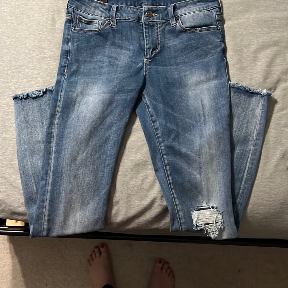 ARMANI EXCHANGE J01 SUPER SKINNY STRETCH DENIM JEANS